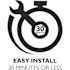Design House Kimball 11 in. 1-Light Matte Black Ceiling Light Semi-Flush Mount