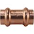 Apollo 1/2 in. x 1/2 in. Copper Press x Press Coupling with Dimple Stop