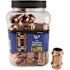 Apollo 3/4 in. x 3/4 in. Copper Press x Press Pressure Coupling with Dimple Stop Pro Pack (20-Pack)