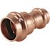 Apollo 3/4 in. x 1/2 in. Copper Press x Press Reducing Coupling with Dimple Stop