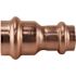 Apollo 3/4 in. x 1/2 in. Copper Press x Press Reducing Coupling with Dimple Stop