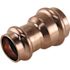 Apollo 1 in. x 3/4 in. Copper Press x Press Reducing Coupling with Dimple Stop