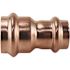 Apollo 1 in. x 3/4 in. Copper Press x Press Reducing Coupling with Dimple Stop
