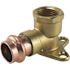 Apollo 1/2 in. x 1/2 in. Copper 90-degree Press x Brass FPT Drop Elbow Fitting