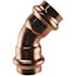 Apollo 3/4 in. x 3/4 in. Copper 45-degree Press x Press Elbow Fitting