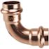 Apollo 3/4 in. x 3/4 in. Copper 90-degree Press x Press Pressure Elbow Fitting Pro Pack (15-Pack)
