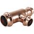 Apollo 3/4 in. x 1/2 in. x 1/2 in. Copper Press Reducing Tee Fitting