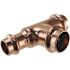 Apollo 3/4 in. x 1/2 in. x 3/4 in. Copper Press Reducing Tee Fitting
