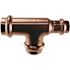Apollo 3/4 in. x 1/2 in. x 3/4 in. Copper Press Reducing Tee Fitting