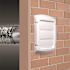 Dundas Jafine 4 in ProVent Louvered Exhaust Hood, White