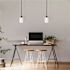 Design House Aubrey 4-1/2 in. 1-Light Matte Black Mini Pendant