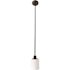Design House Aubrey 4-1/2 in. 1-Light Matte Black Mini Pendant