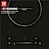 GASLAND 12 in. Vitro Ceramic Surface Built-In Induction Electric Modular Cooktop in Black with 1 Element