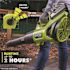 40V HP Brushless Whisper Series 190 MPH 730 CFM Cordless Battery Jet Fan Leaf Blower with (2) 4.0 Ah Batteries & Charger