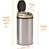 HLS COMMERCIAL 8 Gal. Round Stainless Steel Sensor Commercial Trash Can with Odor Filter