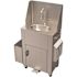 Deluxe Portable Hand-Wash Station, 14-1/2 in. Basin, Foot Pump, Tank In, Tank Out, Gooseneck Only