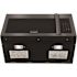 ZLINE Kitchen and Bath 30 in. 300 CFM 900-Watt Over the Range Microwave Oven in Black Stainless Steel & Modern Handle