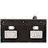 ZLINE Kitchen and Bath 30 in. 300 CFM 900-Watt Over the Range Microwave Oven in Black Stainless Steel & Modern Handle