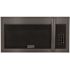 ZLINE Kitchen and Bath 30 in. 300 CFM 900-Watt Over the Range Microwave Oven in Black Stainless Steel & Modern Handle