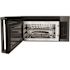 ZLINE Kitchen and Bath 30 in. 300 CFM 900-Watt Over the Range Microwave Oven in Black Stainless Steel & Traditional Handle