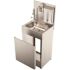 Economy Stainless Steel Portable Hand-Wash Station Hose In, Hose Out Water Supply and Single Handle Gooseneck Faucet