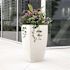 Mayne Kobi 32 in. Tall White Self-Watering Polyethylene Planter