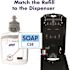 Purell CS8 1200 ml Fragrance-Free Mild Foam Healthy Hand Soap Dispenser Refill (2-Pack)