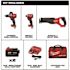 Milwaukee M18 FUEL 18V Lithium-Ion Brushless Cordless Combo Kit with Two 5 Ah Batteries, Charger and Tool Bag (3-Tool)