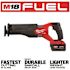 Milwaukee M18 FUEL 18V Lithium-Ion Brushless Cordless Combo Kit with Two 5 Ah Batteries, Charger and Tool Bag (3-Tool)
