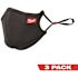 Milwaukee Large/X-Large Black 3-Layer Reusable Performance Face Mask (3-Pack)