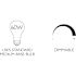 Design House Dove Creek 24 in. 3-Light Matte Black Vanity Light