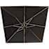 Grosfillex Windmaster 10 ft. Aluminum Cantilever Tilt Patio Umbrella in Charcoal