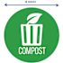 HLS COMMERCIAL Vinyl UV-Resistant Compost Decal Sticker Set (3-Pack)
