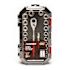 Husky 3/8 in. Drive Ratchet SAE/Metric Standard Socket Set (24-Piece)