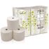 LoCor Bright White Bath Tissue/Toilet Paper 1-ply (3,000-Sheets Per Roll, 18-Rolls per case)