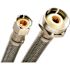 Fluidmaster 3/8 in. Comp x 7/8 in. Ballcock x 12 in. L Pro Series Braised Stainless Steel Metal Nut Toilet Connector