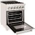ZLINE Kitchen and Bath 24 in. 4 Burner Dual Fuel Range in Stainless Steel