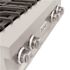 ZLINE Kitchen and Bath 30 in. 4 Burner Front Control Gas Cooktop with Brass Burners in Stainless Steel
