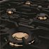 ZLINE Kitchen and Bath 36 in. 6 Burner Front Control Gas Cooktop with Brass Burners in Stainless Steel