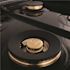 ZLINE Kitchen and Bath 48 in. 7 Burner Front Control Gas Cooktop with Brass Burners in Stainless Steel with Griddle