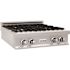 ZLINE Kitchen and Bath 30 in. Legacy Gas Rangetop with 4 Brass Burners and Porcelain Cooktop in Satin Stainless Steel