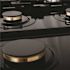 ZLINE Kitchen and Bath 36 in. Legacy Gas Rangetop with 6 Brass Burners and Porcelain Cooktop in Satin Stainless Steel