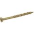 #10 x 2-1/2 in. Star Drive Flat Head Screw Exterior Bronze-Plated (1 lb. Box)