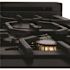 ZLINE Kitchen and Bath 24 in. 4 Burner Dual Fuel Range with Brass Burners in Black Stainless Steel
