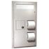 ASI Recessed Toilet Seat Cover Dispenser and Toilet Tissue Dispensers with Napkin Disposal