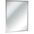 ASI 18 in. W x 30 in. H Rectangular Framed Inter-Lok Angle Plate Glass Wall Mount Bathroom Vanity Mirror in Stainless Steel