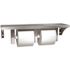 ASI American Specialties Commercial Surface Mounted Shelf with Double Toilet Tissue Dispenser in Stainless Steel