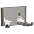 ASI Wall Mounted Double J-Hook Robe in Chrome Plated Zamak