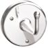 ASI Heavy Duty Exposed Robe J-Hook in Satin Chrome Plated Brass