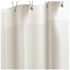 ASI 72 in. L x 72 in. W 8-Gauge White Vinyl Shower Curtain